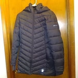 Spyder Women's Boundless Long Puffer Outdoor Snow Jacket w/Hood NWOT